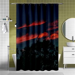 Pink Streaks Shower Curtain 48  X 72  (small)  by okhismakingart