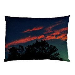 Pink Streaks Pillow Case (two Sides) by okhismakingart