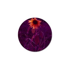 Purple Sunflower Golf Ball Marker (4 Pack) by okhismakingart