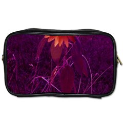 Purple Sunflower Toiletries Bag (one Side) by okhismakingart