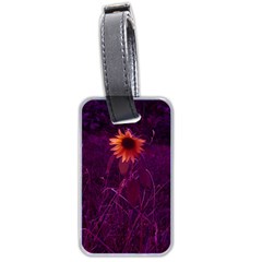 Purple Sunflower Luggage Tags (two Sides) by okhismakingart