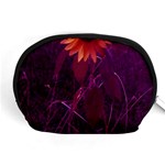 Purple Sunflower Accessory Pouch (Medium) Front