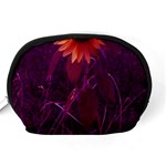 Purple Sunflower Accessory Pouch (Medium) Back