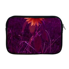 Purple Sunflower Apple Macbook Pro 17  Zipper Case by okhismakingart