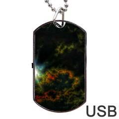 Emerging Sun Dog Tag Usb Flash (two Sides) by okhismakingart