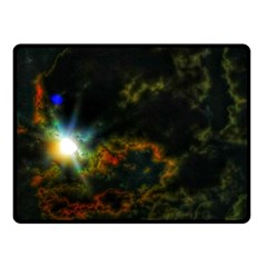 Emerging Sun Double Sided Fleece Blanket (small)  by okhismakingart