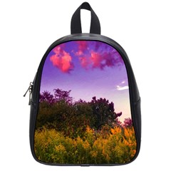 Purple Afternoon School Bag (small) by okhismakingart