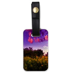 Purple Afternoon Luggage Tags (one Side)  by okhismakingart