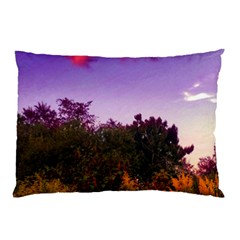 Purple Afternoon Pillow Case (two Sides) by okhismakingart