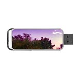 Purple Afternoon Portable USB Flash (One Side) Front