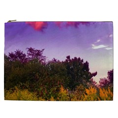 Purple Afternoon Cosmetic Bag (xxl) by okhismakingart