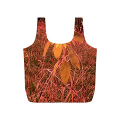 Red Tinted Sunflower Full Print Recycle Bag (S)