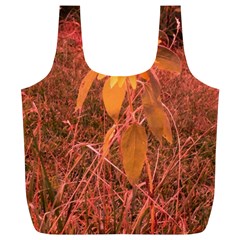 Red Tinted Sunflower Full Print Recycle Bag (xl) by okhismakingart