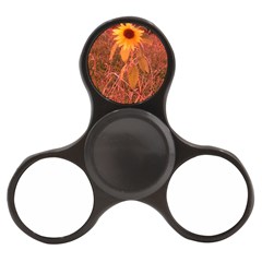 Red Tinted Sunflower Finger Spinner