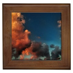 Favorite Clouds Framed Tiles by okhismakingart