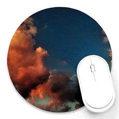 Favorite Clouds Round Mousepads by okhismakingart