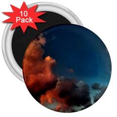 Favorite Clouds 3  Magnets (10 Pack)  by okhismakingart