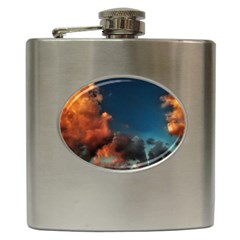 Favorite Clouds Hip Flask (6 Oz) by okhismakingart