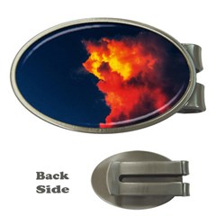 Ominous Clouds Money Clips (oval)  by okhismakingart