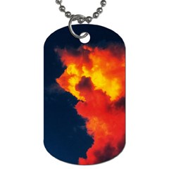 Ominous Clouds Dog Tag (one Side) by okhismakingart