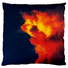 Ominous Clouds Large Cushion Case (one Side) by okhismakingart