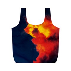 Ominous Clouds Full Print Recycle Bag (m) by okhismakingart