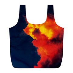 Ominous Clouds Full Print Recycle Bag (l) by okhismakingart