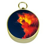 Ominous Clouds Gold Compasses Front