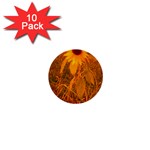 Yellow Sunflower 1  Mini Buttons (10 pack)  Front