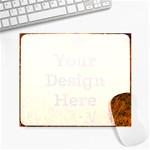 Yellow Sunflower Large Mousepads Front