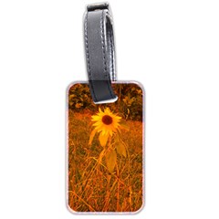 Yellow Sunflower Luggage Tags (two Sides) by okhismakingart