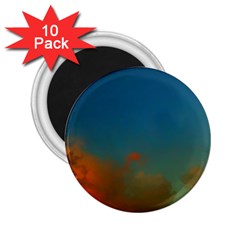 Orange And Blue Sky 2 25  Magnets (10 Pack)  by okhismakingart