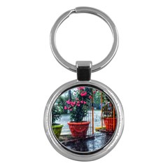 Rainy Day Key Chains (round)  by okhismakingart