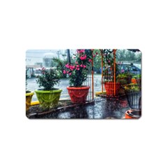 Rainy Day Magnet (name Card) by okhismakingart