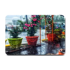 Rainy Day Small Doormat  by okhismakingart