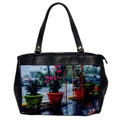 Rainy Day Oversize Office Handbag by okhismakingart