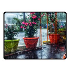 Rainy Day Double Sided Fleece Blanket (small)  by okhismakingart