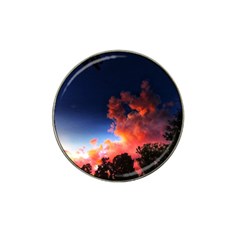 Deep Blue Sunset Hat Clip Ball Marker by okhismakingart