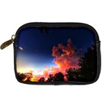 Deep Blue Sunset Digital Camera Leather Case Front