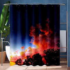 Deep Blue Sunset Shower Curtain 60  X 72  (medium)  by okhismakingart