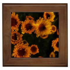 Yellow Flowers Framed Tiles by okhismakingart