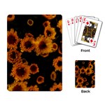 Yellow Flowers Playing Cards Single Design Back