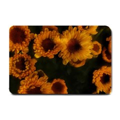 Yellow Flowers Small Doormat  by okhismakingart