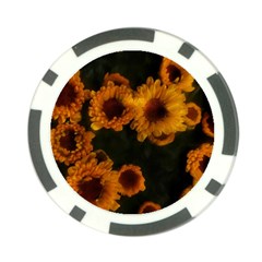 Yellow Flowers Poker Chip Card Guard (10 Pack) by okhismakingart