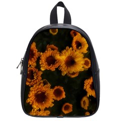 Yellow Flowers School Bag (small) by okhismakingart