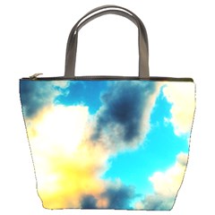 Pale Clouds Bucket Bag