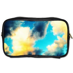 Pale Clouds Toiletries Bag (one Side) by okhismakingart