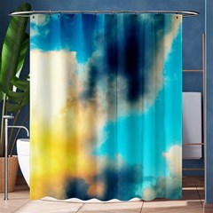 Pale Clouds Shower Curtain 60  X 72  (medium)  by okhismakingart