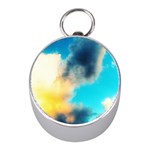 Pale Clouds Mini Silver Compasses Front