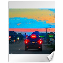 Neon Drive Canvas 36  X 48  by okhismakingart